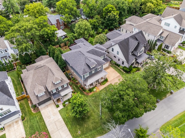 1727 Hillmont Dr, Nashville, TN 37215 - aerial perspective of suburban area
