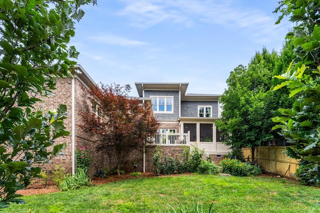 1727 Hillmont Dr, Nashville, TN 37215 - back of house featuring brick siding