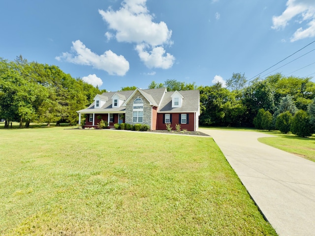 213 Ramsey Rd, Murfreesboro, TN 37127 - view of front of house featuring concrete driveway and a front lawn