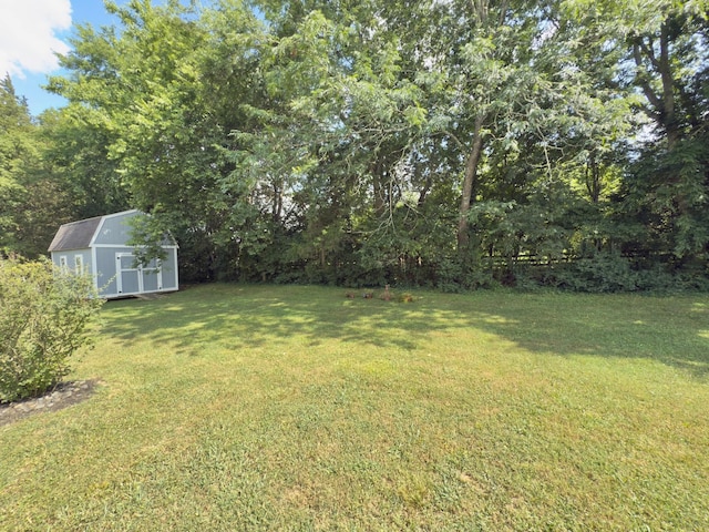 213 Ramsey Rd, Murfreesboro, TN 37127 - view of grassy yard with a storage shed