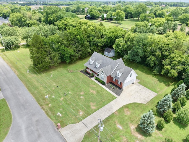 213 Ramsey Rd, Murfreesboro, TN 37127 - view from above of property with a tree filled landscape