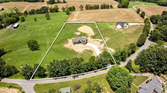 1263 N Sumner Rd, Bethpage, TN 37022 - view of rural area with property boundaries highlighted