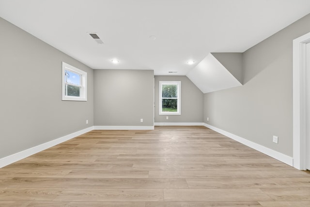 1263 N Sumner Rd, Bethpage, TN 37022 - additional living space with light wood-style floors, recessed lighting, and lofted ceiling