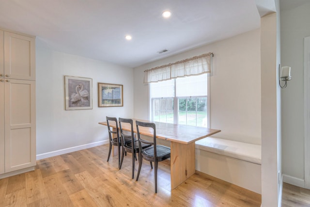 2808 Lafayette Dr, Thompsons Station, TN 37179 - dining area featuring light wood finished floors and recessed lighting