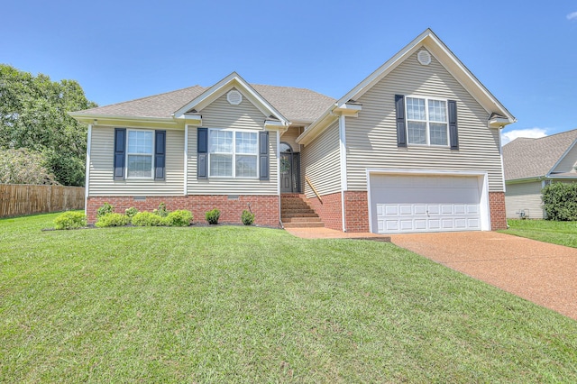2808 Lafayette Dr, Thompsons Station, TN 37179 - view of front of property with a garage, concrete driveway, and a shingled roof