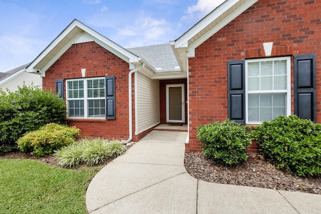 3313 Monoco Dr, Spring Hill, TN 37174 - entrance to property with brick siding and a shingled roof