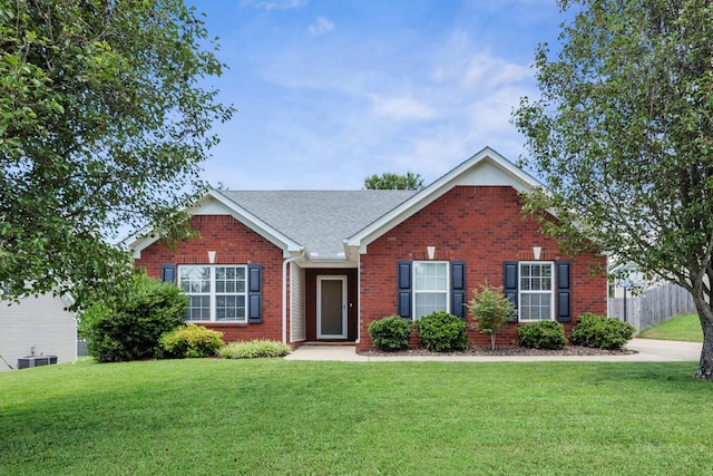 3313 Monoco Dr, Spring Hill, TN 37174 - single story home featuring brick siding, a front yard, and a shingled roof