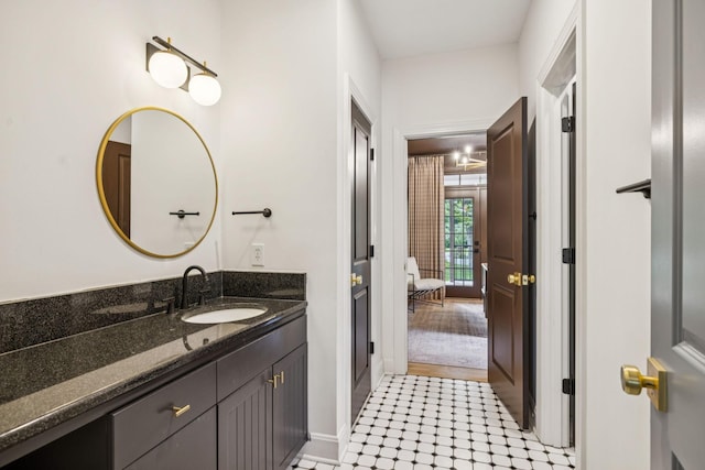 3404 Benham Ave, Nashville, TN 37215 - bathroom featuring vanity and baseboards
