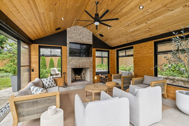 3404 Benham Ave, Nashville, TN 37215 - sunroom with lofted ceiling