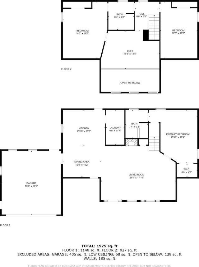 1811 Angel Ln, Signal Mountain, TN 37377 - view of floor plan / room layout