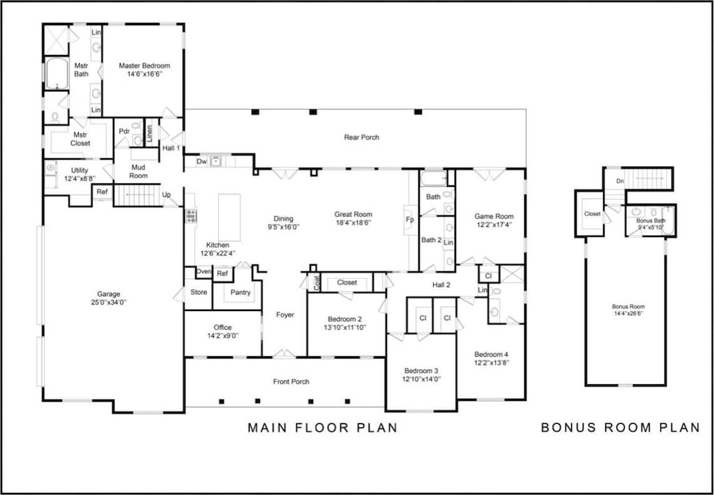 1501 Spencer Mill Rd, Burns, TN 37029 - view of floor plan / room layout