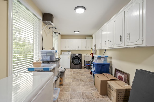 2680 Cedar Grove Rd, Lebanon, TN 37087 - washroom with cabinet space and washing machine and dryer