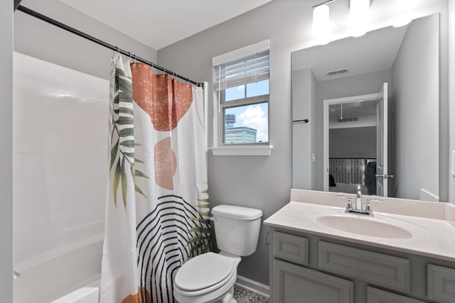 611 Hawkeye Ct, Eagleville, TN 37060 - bathroom with vanity and shower / bath combination with curtain