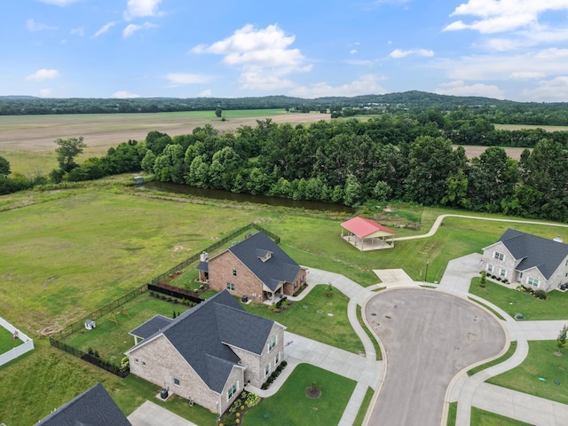 611 Hawkeye Ct, Eagleville, TN 37060 - aerial view of property and surrounding area featuring rural landscape