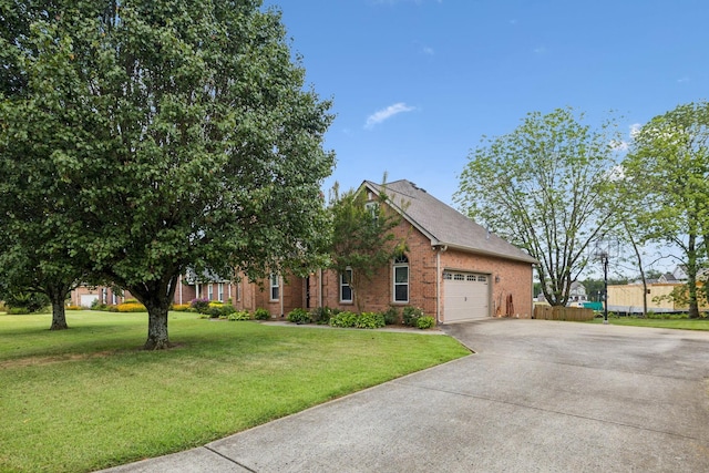 2707 Albany Ct, Murfreesboro, TN 37129 - view of front of home with concrete driveway, brick siding, and a garage