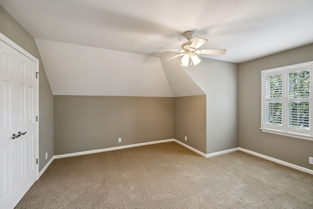 2707 Albany Ct, Murfreesboro, TN 37129 - bonus room featuring ceiling fan, carpet, and lofted ceiling