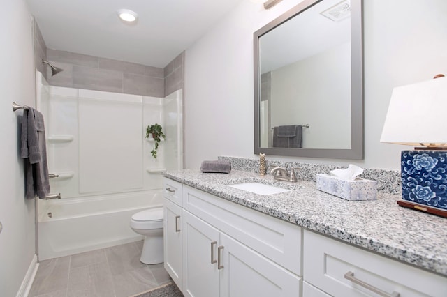 118 Colson Rd, Dover, TN 37058 - full bath featuring vanity, shower / bath combination, and recessed lighting