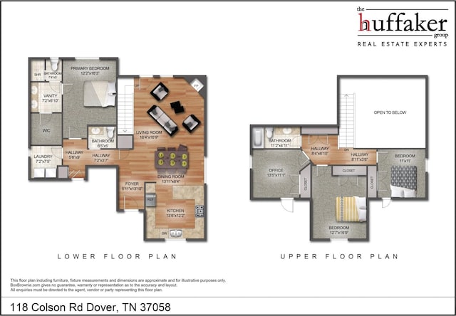 118 Colson Rd, Dover, TN 37058 - view of floor plan / room layout