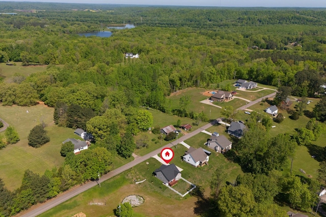 118 Colson Rd, Dover, TN 37058 - aerial overview of property's location with a forest and a large body of water