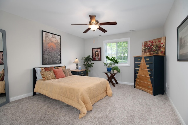 118 Colson Rd, Dover, TN 37058 - carpeted bedroom featuring a ceiling fan and baseboards