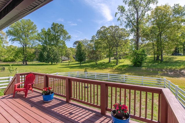 118 Colson Rd, Dover, TN 37058 - wooden terrace with view of scattered trees