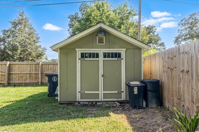 615 S Moore Rd, Chattanooga, TN 37412 - view of shed featuring a fenced backyard