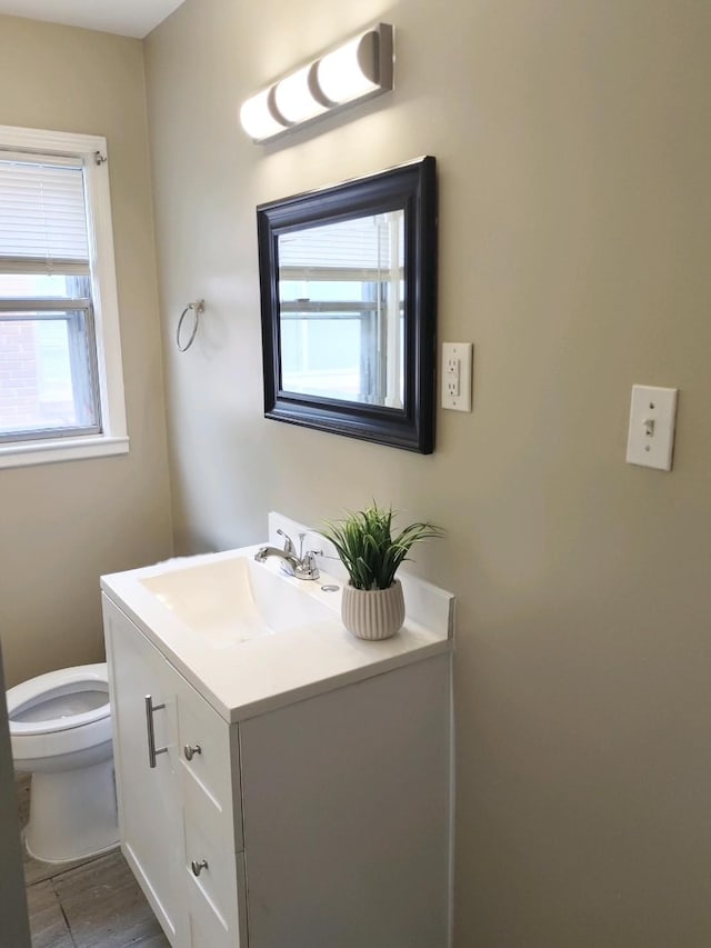 3084 Edgeware Rd S, Memphis, TN 38118 - bathroom featuring healthy amount of natural light, vanity, and wood finished floors