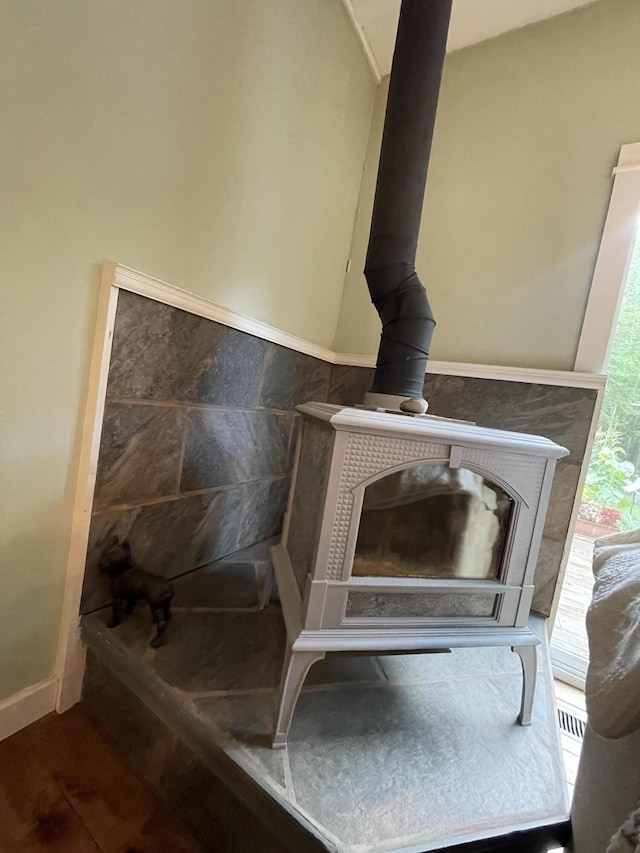 407 Cedar Rd, Pikeville, TN 37367 - detailed view of a wood stove