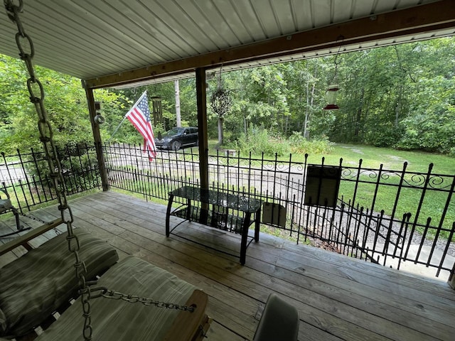 407 Cedar Rd, Pikeville, TN 37367 - view of wooden deck