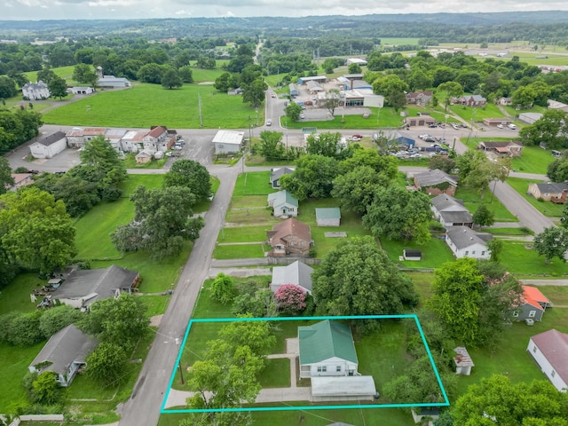 400 7th Ave, Fayetteville, TN 37334 - aerial perspective of suburban area featuring property boundaries highlighted