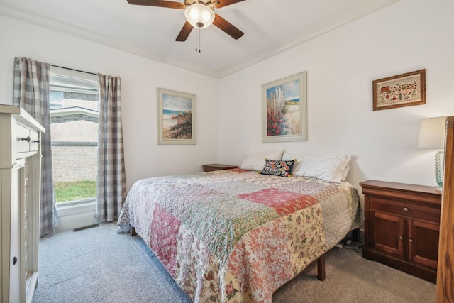 1111 Willow Springs Dr, Lebanon, TN 37087 - bedroom with carpet and a ceiling fan
