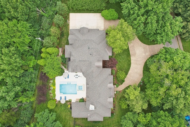 3 Annandale, Nashville, TN 37215 - aerial view of property and surrounding area featuring a pool