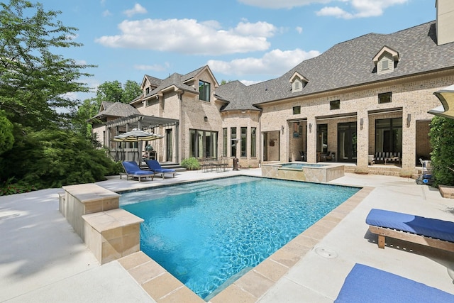 3 Annandale, Nashville, TN 37215 - view of swimming pool featuring a patio and a pool with connected hot tub