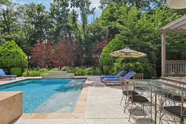 3 Annandale, Nashville, TN 37215 - swimming pool with a patio area and view of scattered trees