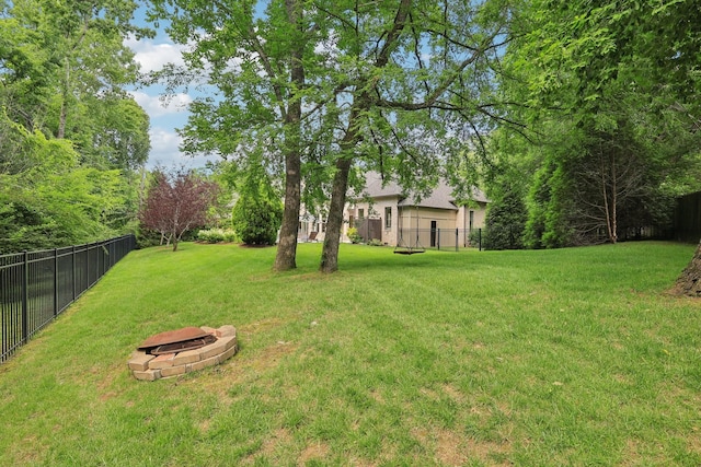3 Annandale, Nashville, TN 37215 - view of yard featuring an outdoor fire pit