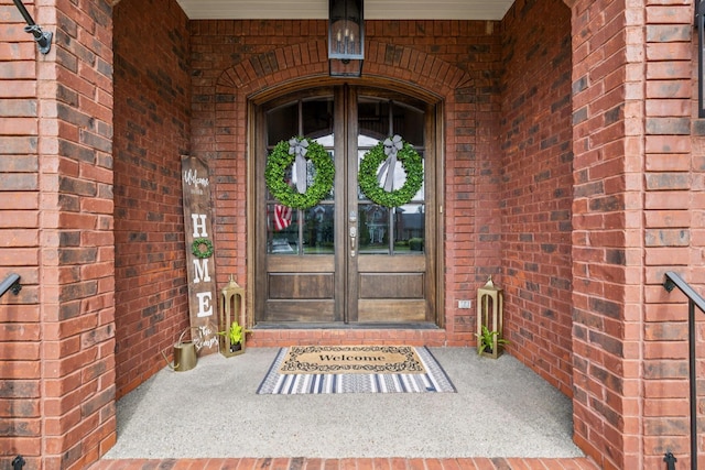 1808 Mosaic Trl, Murfreesboro, TN 37130 - property entrance featuring brick siding and french doors