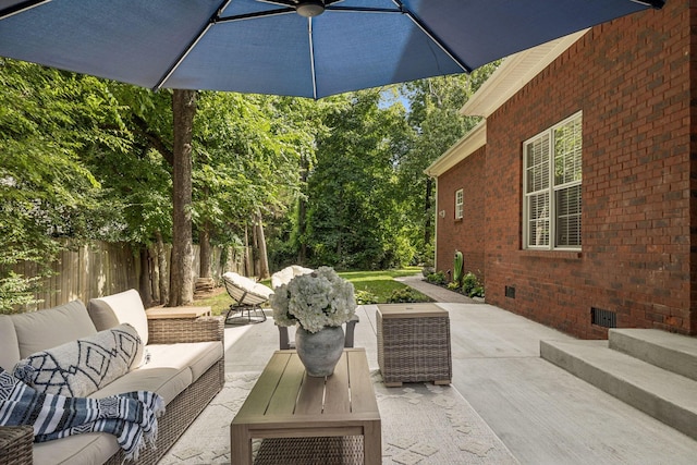 1808 Mosaic Trl, Murfreesboro, TN 37130 - view of patio featuring an outdoor hangout area