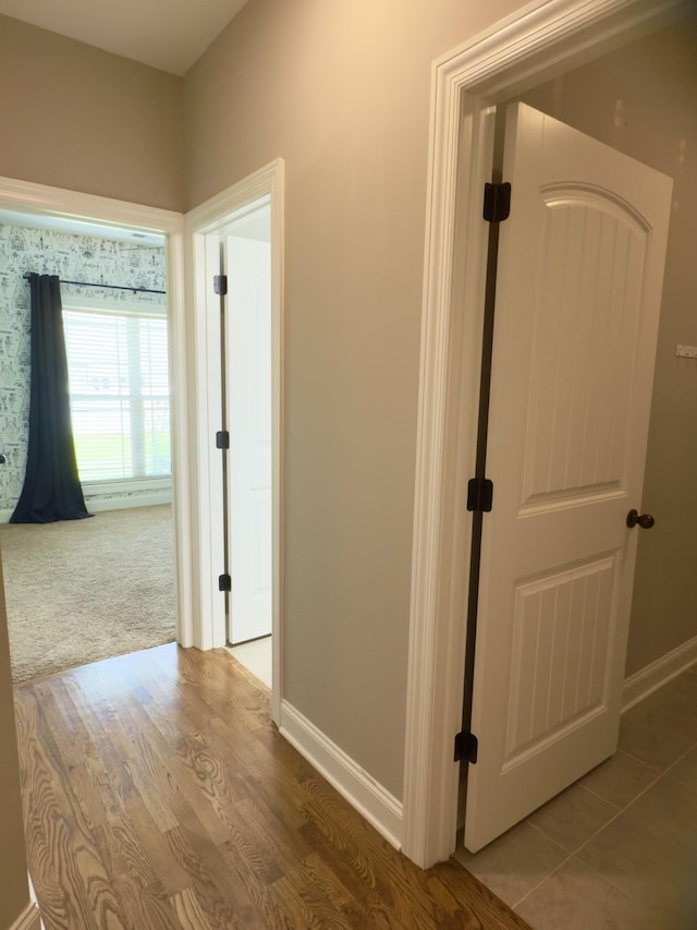 5120 Prickly Pine Pl, Murfreesboro, TN 37129 - hall with wood finished floors and baseboards