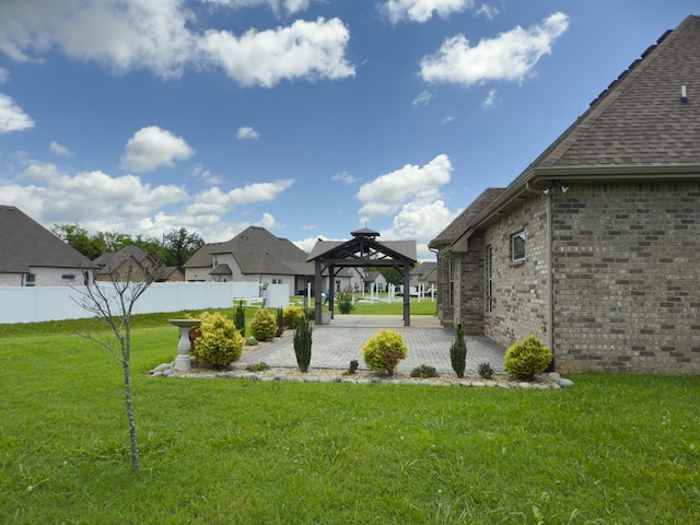 5120 Prickly Pine Pl, Murfreesboro, TN 37129 - view of yard with a gazebo, a patio, and a residential view