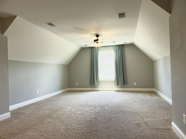 5120 Prickly Pine Pl, Murfreesboro, TN 37129 - bonus room featuring carpet flooring, ceiling fan, and lofted ceiling