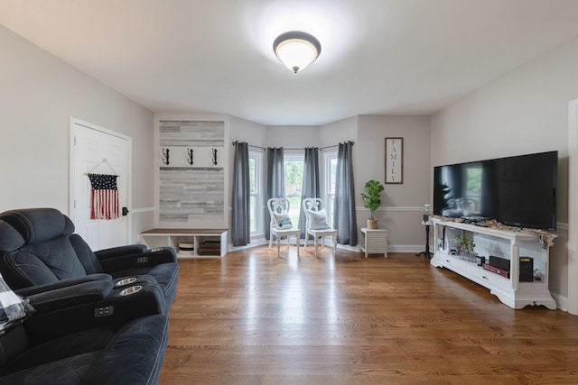 114 Deerview Dr, Columbia, TN 38401 - living area featuring wood finished floors and baseboards