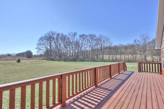 1059 S Cross Bridges Rd, Mount Pleasant, TN 38474 - wooden deck featuring a yard
