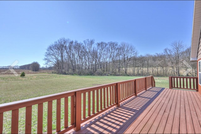 1059 S Cross Bridges Rd, Mount Pleasant, TN 38474 - wooden deck with a lawn