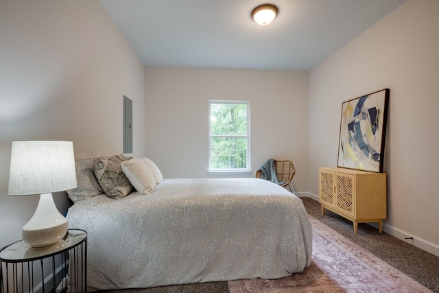 766 Billy Wynn Rd, Dickson, TN 37055 - carpeted bedroom with baseboards and electric panel