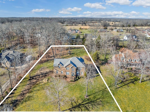 1034 Ridglea Dr, Burns, TN 37029 - view of subject property featuring property boundaries highlighted