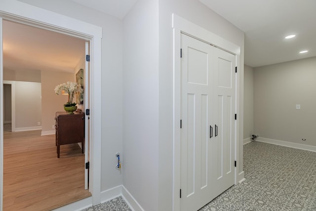 4893 Rainer Dr, Old Hickory, TN 37138 - hall with recessed lighting and light flooring
