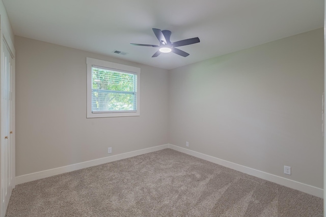 4893 Rainer Dr, Old Hickory, TN 37138 - empty room with carpet floors and ceiling fan