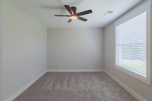 4893 Rainer Dr, Old Hickory, TN 37138 - carpeted empty room featuring a ceiling fan and baseboards