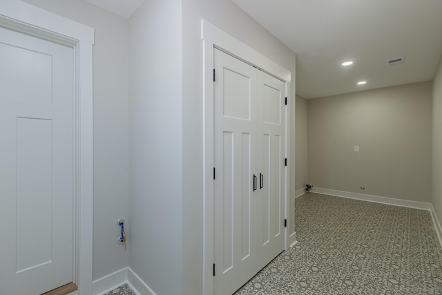 4893 Rainer Dr, Old Hickory, TN 37138 - corridor with recessed lighting and light floors