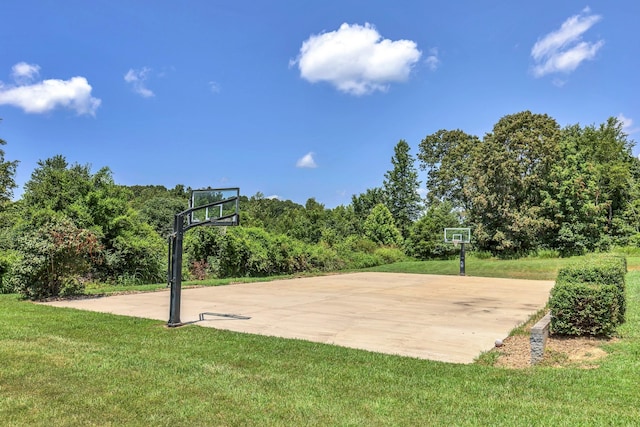 3699 Sweethome Rd, Ashland City, TN 37015 - view of basketball court featuring community basketball court and a yard